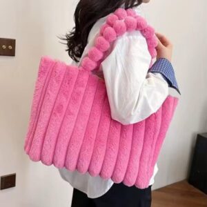 Velvet Puff Fluffy Bag