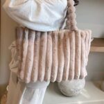 Velvet Puff Fluffy Bag