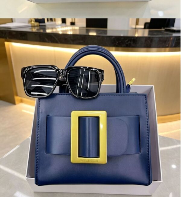 Classic Chic Buckle Hand Bag
