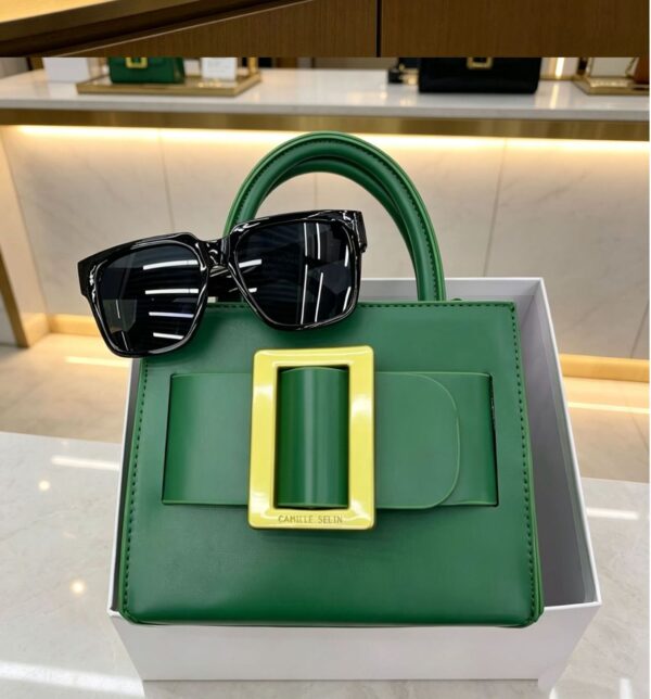 Classic Chic Buckle Hand Bag